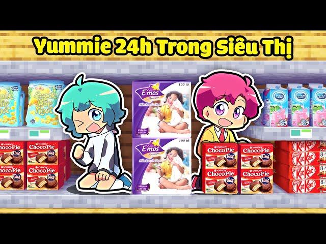 YUMMIE VÀ HIHA THỬ THÁCH 24H TRỐN TRONG SIÊU THỊ*SINH TỒN TRONG SIÊU THỊ 24 GIỜ 