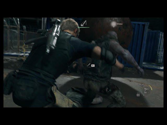 Leon's Suplex In Resident Evil 4 Remake