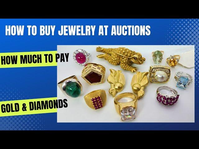 How to Buy High End Designer Estate Jewelry at Auctions Online Gold & Diamonds by Thrift Hunter