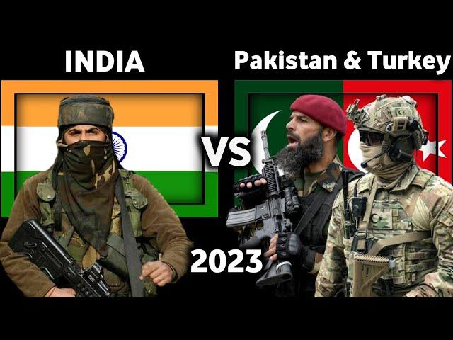 India vs Pakistan & Turkey Military Power Comparison 2023 | India vs Pakistan | India vs Turkey