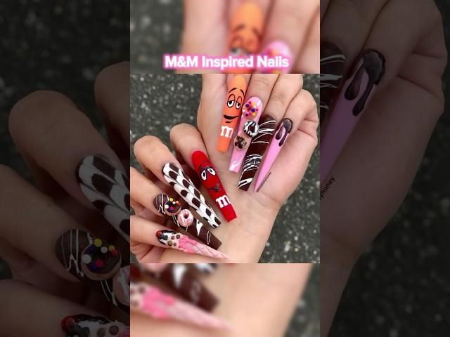 Which M&M Inspired Nails Designs Do You Like  #nails