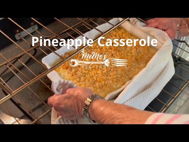 MeMe's Recipes | Pineapple Casserole