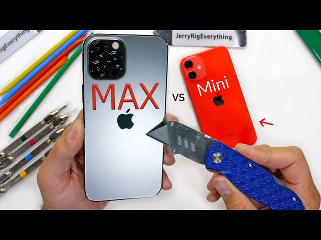 iPhone 12 Pro Max vs iPhone Mini - Durability Test!!