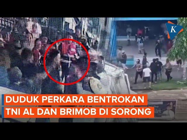 Duduk Perkara TNI AL Bentrok dengan Brimob di Sorong, Berakhir Damai