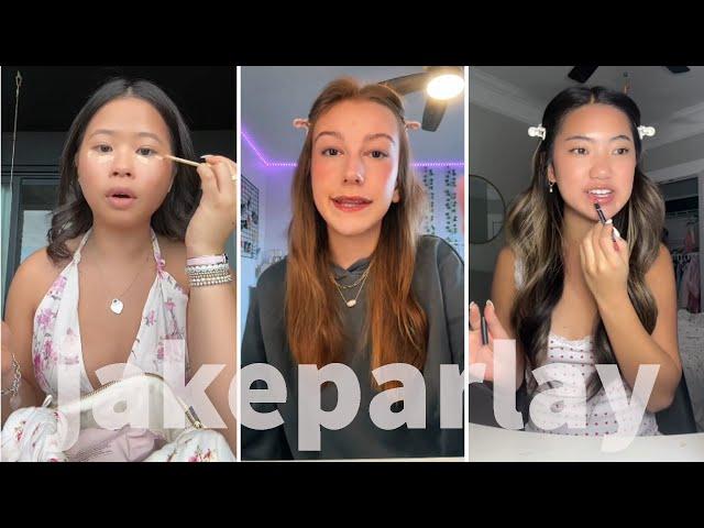 Makeup Tutorial Tiktok Compilation - GRWM  ( Get Ready With Me ) ️(Skincare, Makeup, Outfits) 605