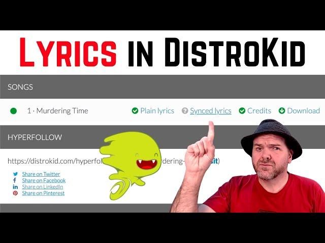 How to add LYRICS with DistroKid (Plain and Synced)