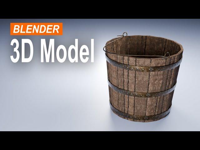 Blender Beginner 3D Modeling Tutorial: How To Model and Texture a Bucket