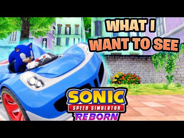 What I Want To See In The *FUTURE* Of Sonic Speed Simulator!