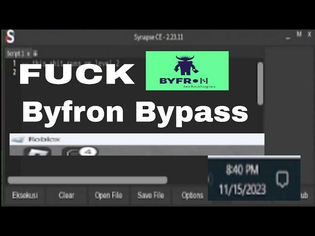 Synapse X bypassed Byfron?! Goodbye Hyperion!!! NetflixCE Roblox