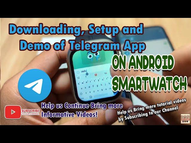 Downloading, Setup and Demo of Telegram App on Android Smart watch