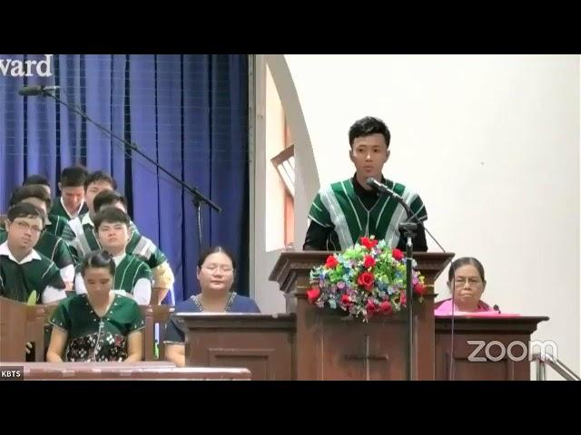 K.B.T.S.  (23.6.2024) Morning Devotion Sermon by Naw Ka Lu Mu Hsoe