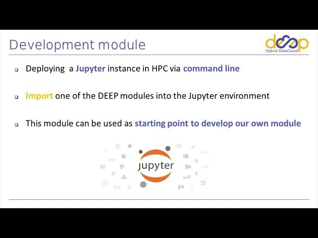 DEEP HybridDataCloud: Developing and deploying your Deep Learning application