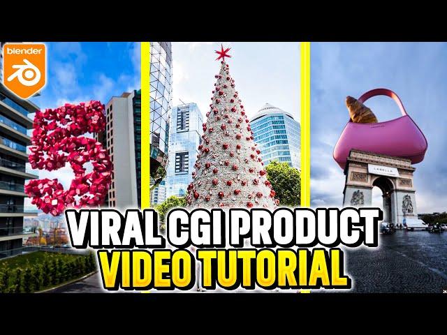 How to Create These Viral CGI Product Animations in Blender | VFX Tutorial