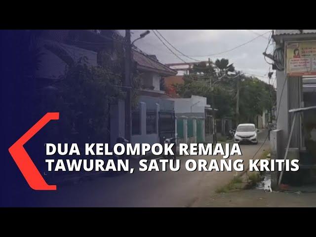 Dua Kelompok Remaja Tawuran di Tangerang, Satu Orang Kritis!