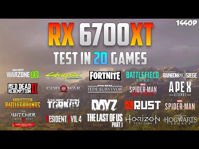 RX 6700 XT Test in 20 Games - 1440p