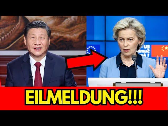 Xi Jinpings schockierende Konfrontation mit Ursula von der Layen!