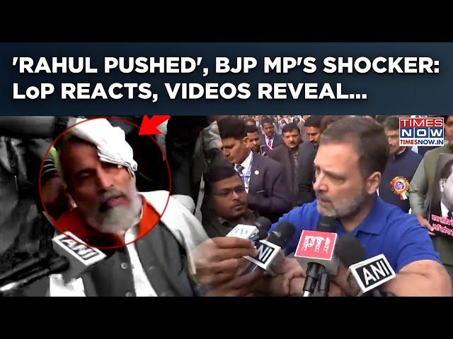 Sansad: Rahul Gandhi Pushed BJP MP? Watch What Shocking Video Reveals | NDA, I.N.D.I.A Tensions Peak