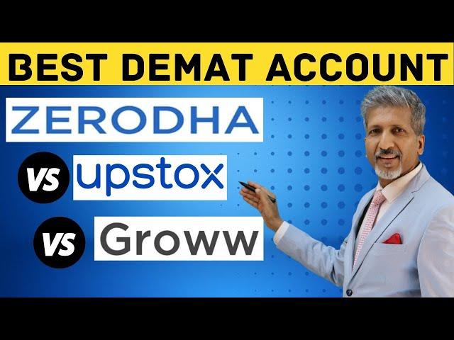 Zerodha Vs Upstox Vs Groww | Best Demat Account | Anurag Aggarwal