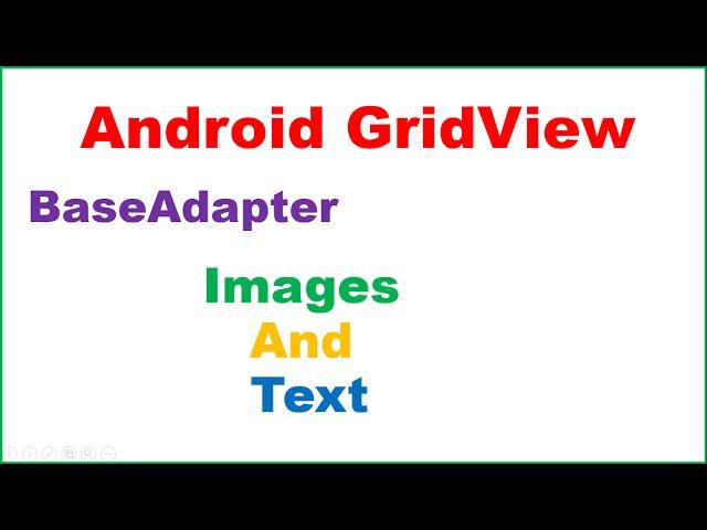 Android GridView Ep.03 : Adapter and CardView with Images Text