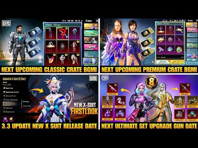 Next Classic Crate Bgmi | Bgmi Next Premium Crate | New X Suit Release Date | Bgmi New Update Event