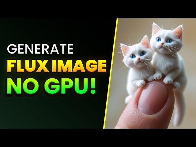 FREE & UNCENSORED Flux AI Image Generator with No GPU! 