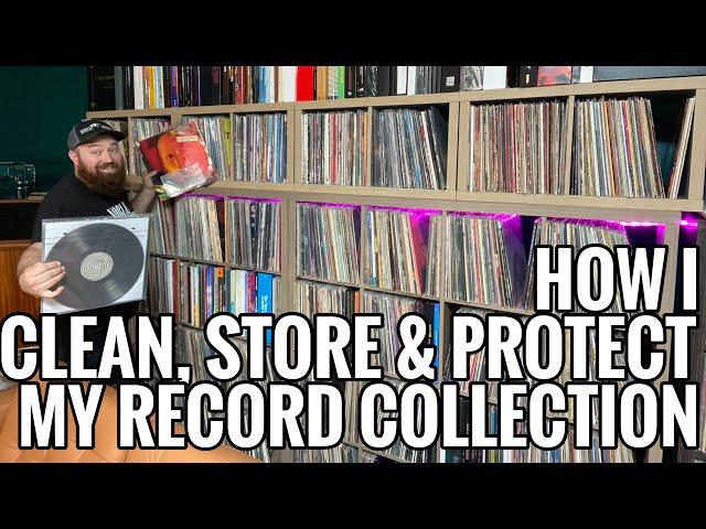 How I Clean, Store and Protect My Record Collection! Tips For Beginners!