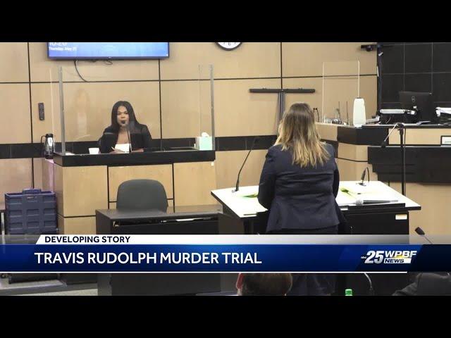 Defense cross-examines former girlfriend of Travis Rudolph