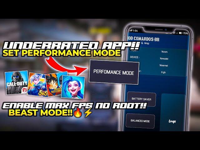 NO ROOT! Activate Performance Mode On Any Android | Max FPS & Smooth Acceleration - MUST WATCH!