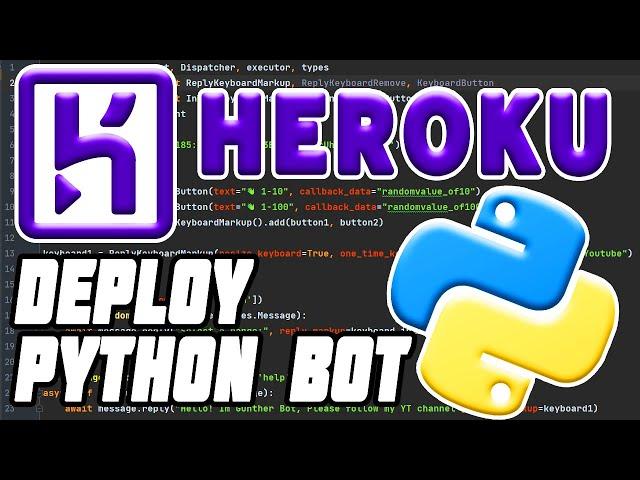 How to Deploy on Heroku Python App (Heroku CLI + Git). How to Deploy Telegram Bot Python