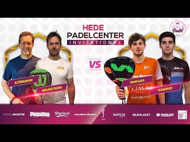 PADEL!  Hede Padelcenter Invitational - Björkman/Brunström vs. Yanguas/Ramirez