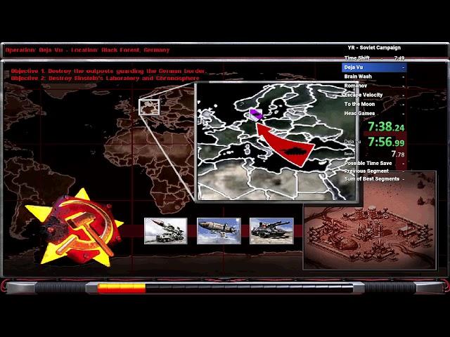 Red Alert 2 Yuri's Revenge Soviet Campaign Speedrun in 30:11