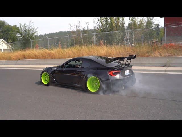 The 1st Rips in the Turbo E85 FRS!