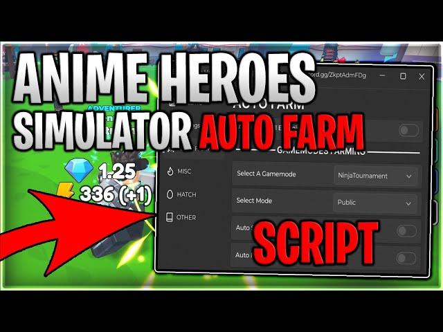 [UPD 0.5] Anime Heroes Simulator Script Hack Auto Farm Auto Hatch Eggs & Infinite Gems - Roblox 2024