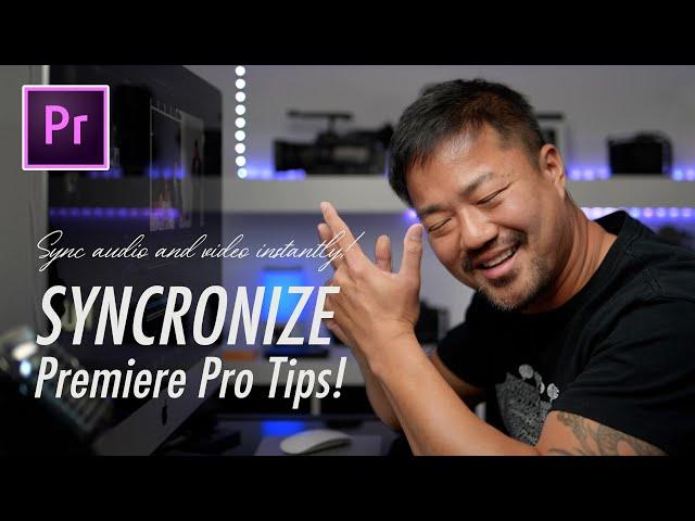 Instantly sync separately recorded audio to video with Premiere Pro