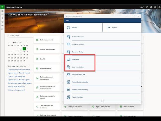 Dynamics 365 Warehouse Management - Outbound Sorting Process - Use case Demo - Part 2