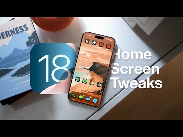 All iOS 18 Home Screen Customization Features!