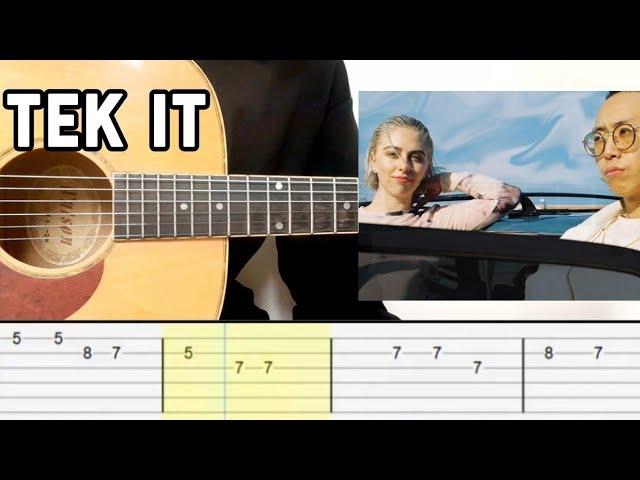 Cafuné - Tek It (Guitar Tabs Tutorial)