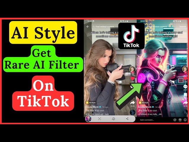 How to do the AI Style TikTok Trend | How to find Rare AI on TikTok