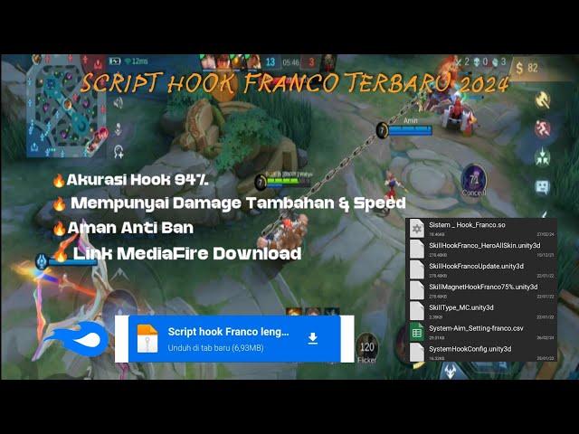 SCRIPT AUTO AIM FRANCO TERBARU 2024 | DIJAMIN HOOK KENA TERUS