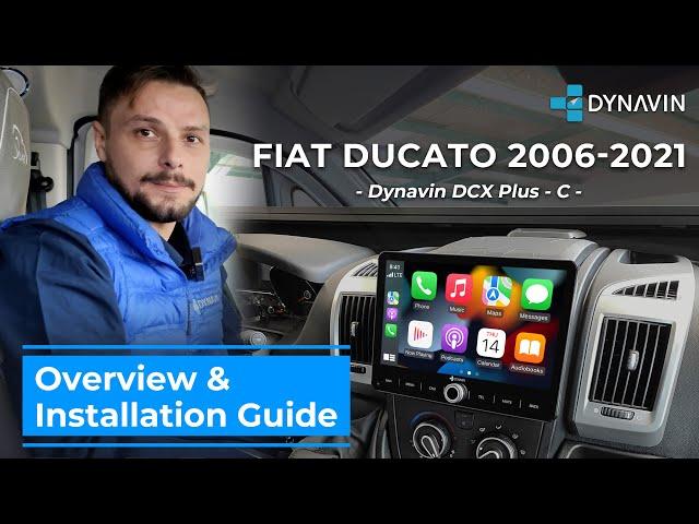 Fiat Ducato | Car radio | Apple Carplay & Android Auto | Caravan Navigation | Dynavin D9-DCX Plus