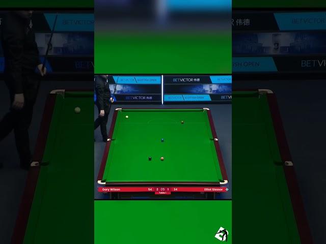 Slessor Wins Frame 4 With Crazy Fluke  - Scottish Open 2023 #shorts