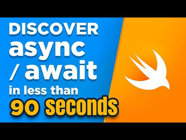 Discover async / await in less than 90 seconds 