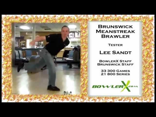 Brunswick Meanstreak Brawler Bowling Ball Reaction Video - BowlerX.Com