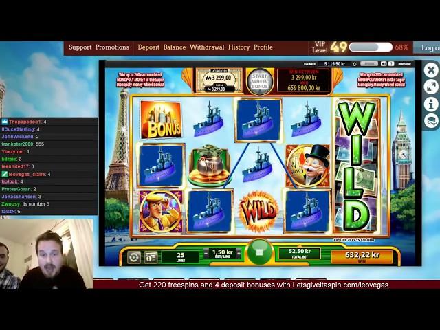 LetsGiveItASpin and Nickslots Super Monopoly mega bullet - Part 2