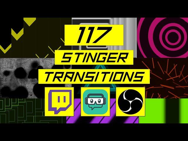 Custom Transitions Stingers for OBS and Streamlabs OBS