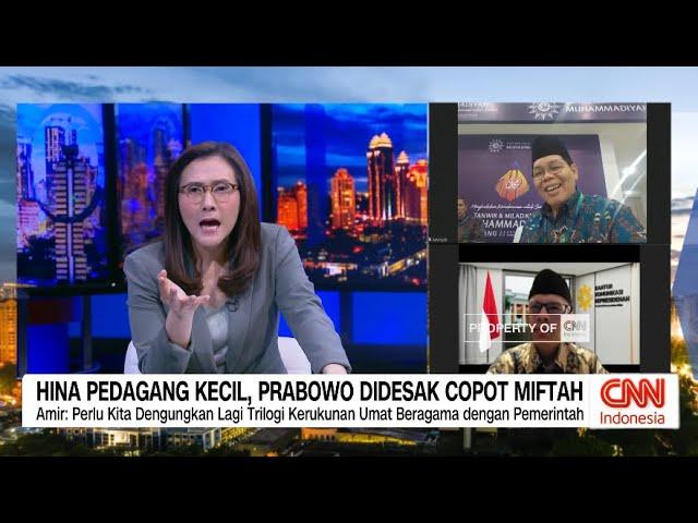 Hina Pedagang Kecil, Prabowo Didesak Copot Miftah