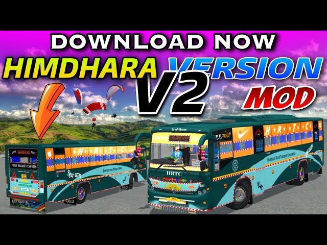 Download Now || Himdhara V2 Version Mod || Bussid || New HRTC Mod || Him Herox