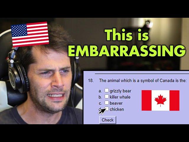 American Tests His Canadian Knowledge - What do you know about Canada?