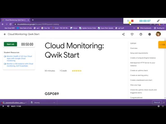 Cloud Monitoring: Qwik Start | [GSP089]