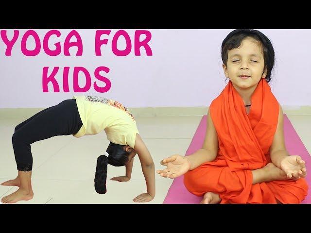 4 YEAR OLD TEACHING YOGA | बाबा आयुदेव | Yoga for kids | Aayu and Pihu Show